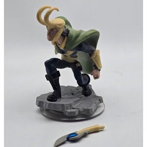 Disney Infinity 2.0 Marvel Loki Figure INF-1000124 Broken Staff As-Is